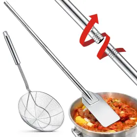 Dun-hushee-4576 Hushee 2 Pack 53 Inch Stainless Steel Mixing Paddle With Threads Removable Ha