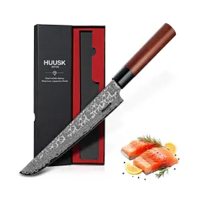 Rd01-gyuto-hkm Huusk Japanese Gyuto Chef Knife - 8 Inch Hand Forged Vg10 Damascus ... Fast Ship Rd01-gyuto-hkm Huusk Japanese Gyuto Chef Knife - 8 Inch Hand Forged Vg10 Damascus ... Fast Ship