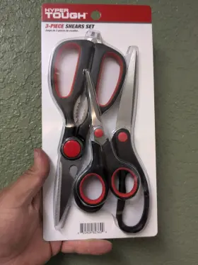 43672 Hyper Tough 820909823629 3 Piece Shears Set