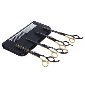 Hyzrqwyw 617588963032 7 Inch Professional Dog Grooming Scissors Kit 6 In 1 For D