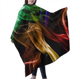 Iasifd Feeda-0419lfwq-125697580 Colorful Smoke Barber Cape Haircut Capes Salon Hair Cutting Personalize