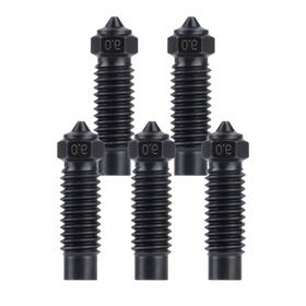 Ideaformer-3d 5-nz-eg-m6-n4 5pcs 0.6mm Hardened Steel Nozzles For Elegoo Neptune 4 Plus/neptune Max Hi