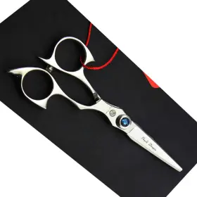 440c Infalab 799969001790 Purple Dragon 5.0 Inch Sliver Salon Hair Cutting Scissors Barber Shears