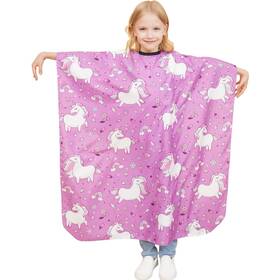 Iusmnur Bc-child-5 Kids Barber Cape 51 Inch X36 Professional Salon Hair Cutting With Adjustabl