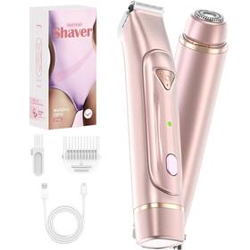 Izrio Hh-pk1 Dermave Bikini Shaver - Trimmer For Women Waterproof Electric Dual He
