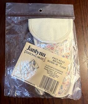 Janlynn 049489062239 Personal Wares Medium Scissor Case Sewing Up To 5-1/2 Inch New Old Stock