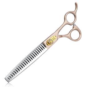 Jason A-1777 7.5 Inch Dog Grooming Scissors - Professional Chunker Thinning Shear With W