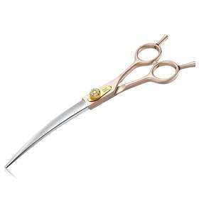 Jason A-1968 Professional Dog Grooming Scissors - 7 Inch Curved Shear Japanese 440c
