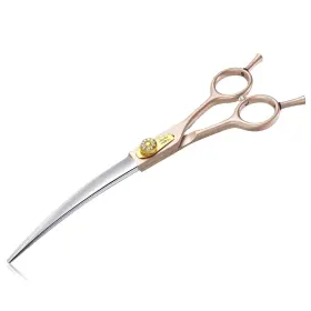 A-1968 Jason Professional Dog Grooming Scissors - 7 Inch Curved Shear Japanese 440c