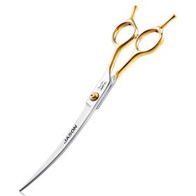 Jason Gou01wj-js 7.5 Inch Curved Dog Grooming Scissors Cats Shears Pets Trimming K