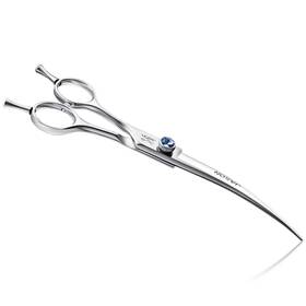 Jason Gou02zs-w.j 7 Inch Curved Dog Grooming Scissors Cats Shears Pets Trimming Kit