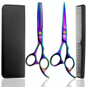Javenproliu 331356441591 Professional Hair Cutting Shears Set 6 Inch Barber Scissors Kit
