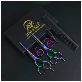 Jim Pro Jm-029 Hair Cutting Scissors Set Professional Hairdressing Shears Beard G