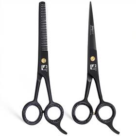 Jimy 697560805024 2 Pc Professional Hair Scissors Cutting Shears 6.5 Inch Stainless Steel Sharp Bla