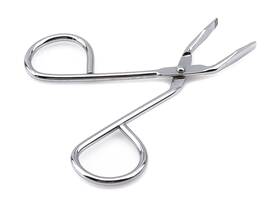 Jinshining 792483544897 Silver Stainless Steel Eyebrow Scissors Elbow Pliers Clip Flat Tip T