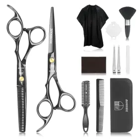 Jinshow 661918772542 12pcs Scissors Hair Hairdressing Professional Shears Set Thinning Cutting Cli