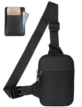 Jnplql 614164022688 Small Crossbody Bag For Women And Men Mini Sling With Adjustable Strap Ce