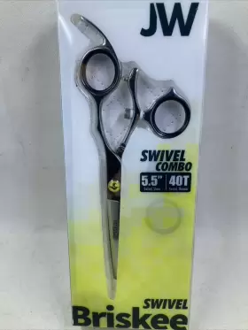 Joewell 615446591809 Jw Briskee Shear And 40 Teeth Swivel Thinner Combo 5.5 Inch Black/red B Joewell 615446591809 Jw Briskee Shear And 40 Teeth Swivel Thinner Combo 5.5 Inch Black/red B