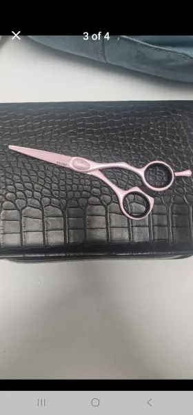 Yu18802 Joewell Fx-pro P55 Pink Stainless Steel Styling Scissors 5.5 Inch Blade Ergonomic