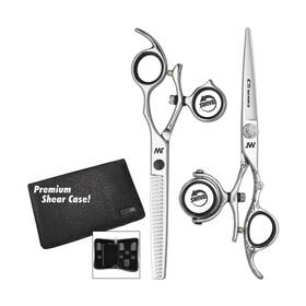 Jw Shears 615446594893 C5 Swivel Thumb Shear And C2 Thinner Set 5.25 Inch
