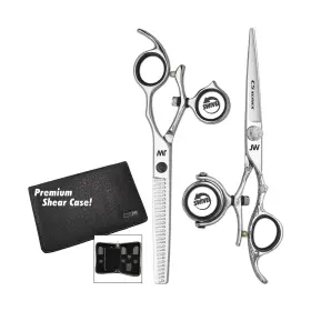 Jw Shears 615446594893 C5 Swivel Thumb Shear And C2 Thinner Set 5.25 Inch