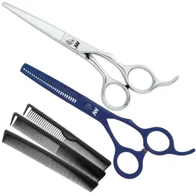 Jw Shears 630808650987 Crx Professional Hair Cutting Scissors And Thinning Shear Set With Comb