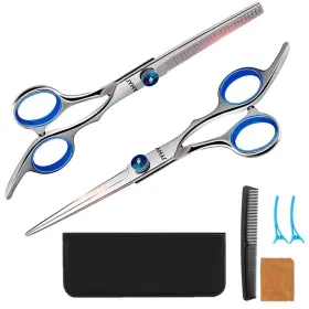 Jyhy 725786445837 Professional Hair Cutting Scissors Shears Barber Thinning Set Kit- Family Hai