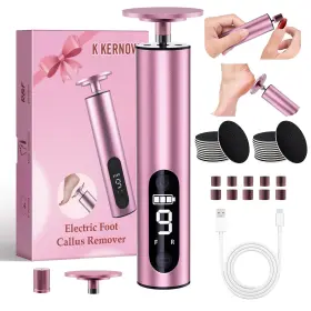 K Kernowo 799473192519 Electric Foot Callus Remover 2-in-1 Remo... Fast Ship