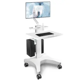 Veibao-kalolary-032 Kalolary Medical Trolley Cart With Monitor Mount Mobile Workstation