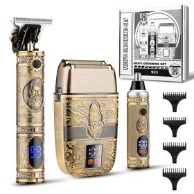 Karrte 614170451540 Men S Grooming Kit Professional Hair Clippers And Shaver For El