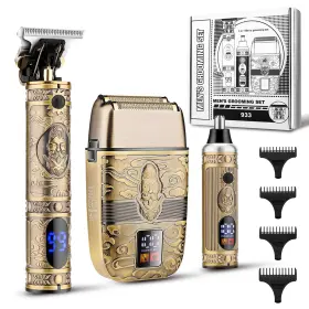 Karrte 614170451540 Men S Grooming Kit Professional Hair Clippers And Shaver For El