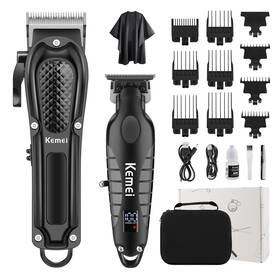 Kemei Km-1071 2299/1071 2293 Professional Hair Clippers Set For Men Cordless Rechargeable... Fast Ship