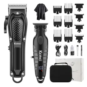Km-1071 Kemei 2299/1071 2293 Professional Hair Clippers Set For Men Cordless Rechargeable... Fast Ship