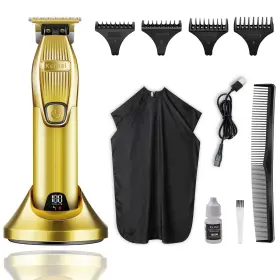 Km-i32s Kemei Mm Baldheaded Hair Clippers For Men Professional With Led Display Cor