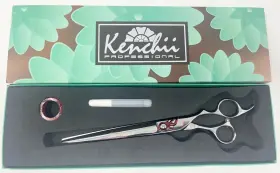 Kefm8 Kenchii Grooming - Flame 8.0 In Straight Shear Scissor Razor Sharp Cuts Great Kefm8 Kenchii Grooming - Flame 8.0 In Straight Shear Scissor Razor Sharp Cuts Great