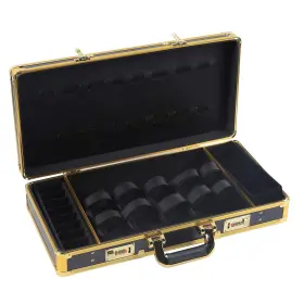 Hb-hslt-116 Kinhall Professional Barber Box New Aluminum Black Carrying Case Supplies