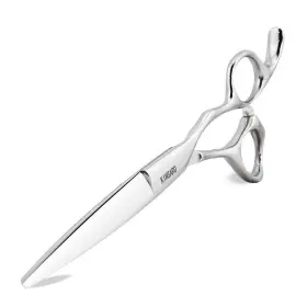 Kinsaro 712804034531 Professional Hair Shears 6 Inch Silvery Blind Hole Sharp Scissors Cutti