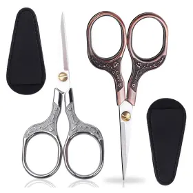 Kistarch 949057713140 2pcs 5inch Small Vintage Precision Scissorsmulti-purpose Beauty Groo