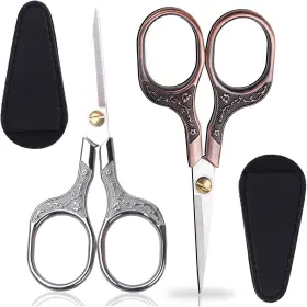 Sdj88 Kistarch 2pcs 5inch Small Vintage Precision Scissors Multi-purpose Beauty Grooming Kit Fo Sdj88 Kistarch 2pcs 5inch Small Vintage Precision Scissors Multi-purpose Beauty Grooming Kit Fo