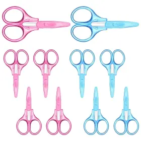 Bngfh01 Kizwapccoq 10pcs Detail Mini Craft Scissors Set - Stainless Steel With Protecti