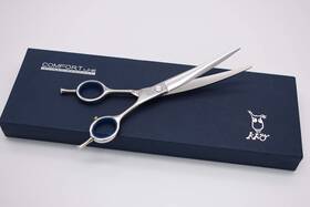 Kko 4346790749 Professional Dog Grooming Scissors 7.0 Inch Classic Dogs Shear Curved Bl