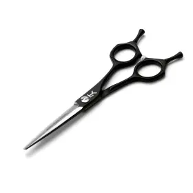 440c Kobaruto 060533381477 Very Sharp Rebel - Silver Black Cobalt 5.5 Inch Barber Scissors Sty
