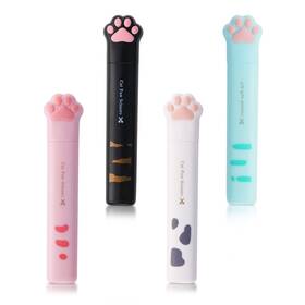Kogcmeetl 6b-krk7-1bya 4 Pieces Cute Mini Scissors Cartoon Cat Paw Stainless Steel Craft
