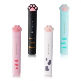 6b-krk7-1bya Kogcmeetl 4 Pieces Cute Mini Scissors Cartoon Cat Paw Stainless Steel Craft