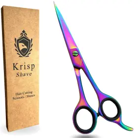 Krisp Beauty 419791660806 Professional Hair Cutting Scissors - Barber Stainless