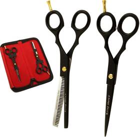 Krisp Shave 343485485536 Professional Hair Cutting Scissors - Stainless Steel Salon Barber Thinning Sc