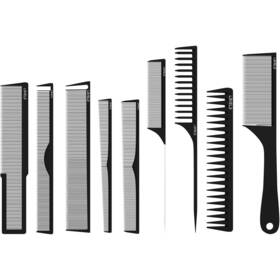 L3 Cfc016 Carbon Comb Set - Professional Salon And Barbershop Quality Barbers