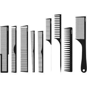 Cfc016 L3 Carbon Comb Set - Professional Salon And Barbershop Quality Barbers
