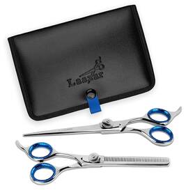 Laazar Labk1 Pet Grooming Set - 7 Inch Straight Scissors And 6.5 Thinni