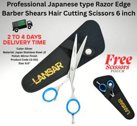 Lansar Ls-001 Professional Japanese Type Razor Edge Barber Shears Hair Cutting Scissors 6 Inch